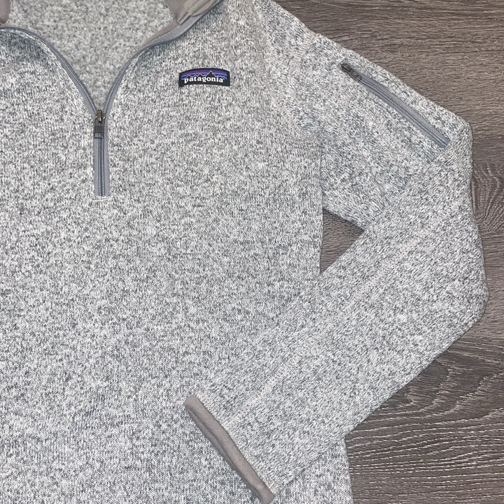 Women's Better Sweater® 1/4-Zip Fleece Size S - Picture 3 of 5